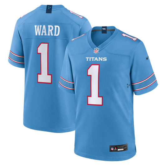 Men's Tennessee Titans Cameron Ward Nike Light Blue Game product image 1