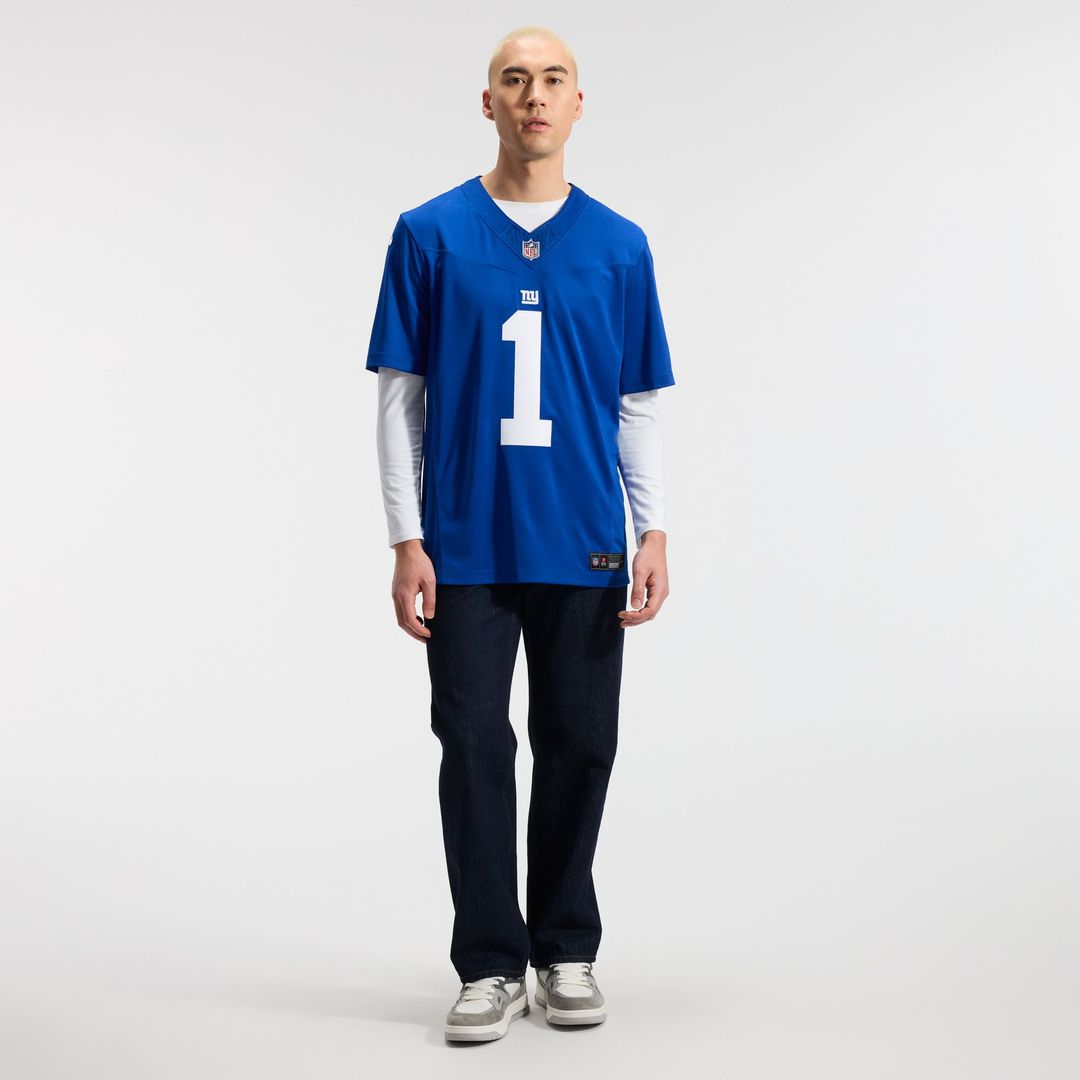Men's New York Giants Malik Nabers Nike Royal Team Vapor product image 4