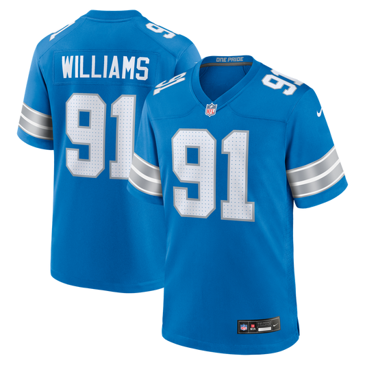 Men's Detroit Lions Tyleik Williams Nike Blue Team Game product image 1