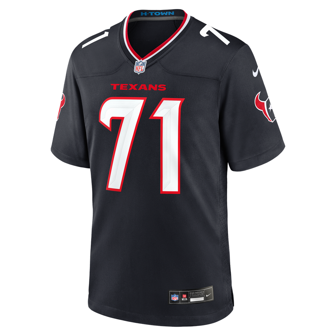 Men's Houston Texans Braden Smith Nike Navy Team Game Jersey product image 2