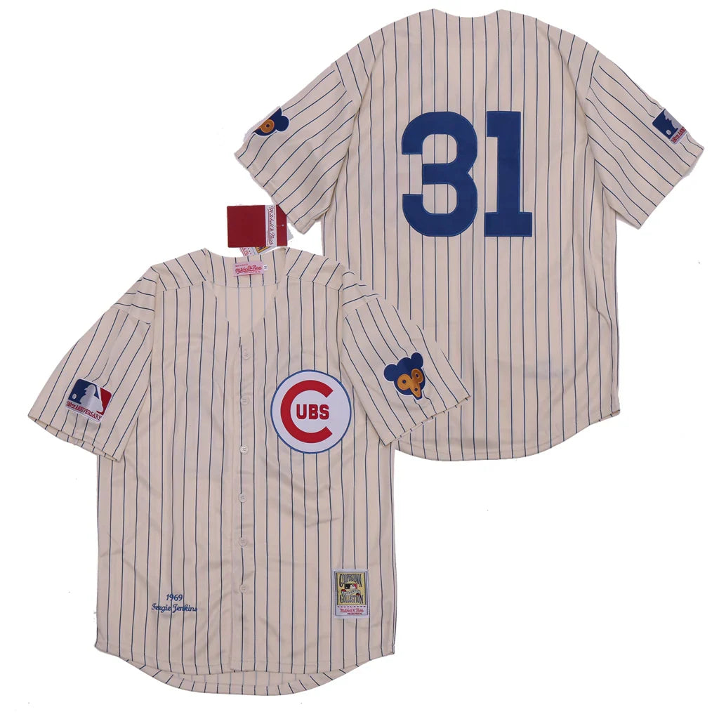 Fergie Jenkins Chicago Cubs Jersey 1969 Cooperstown Collection Mitchell & Ness product image 1, provided for visual