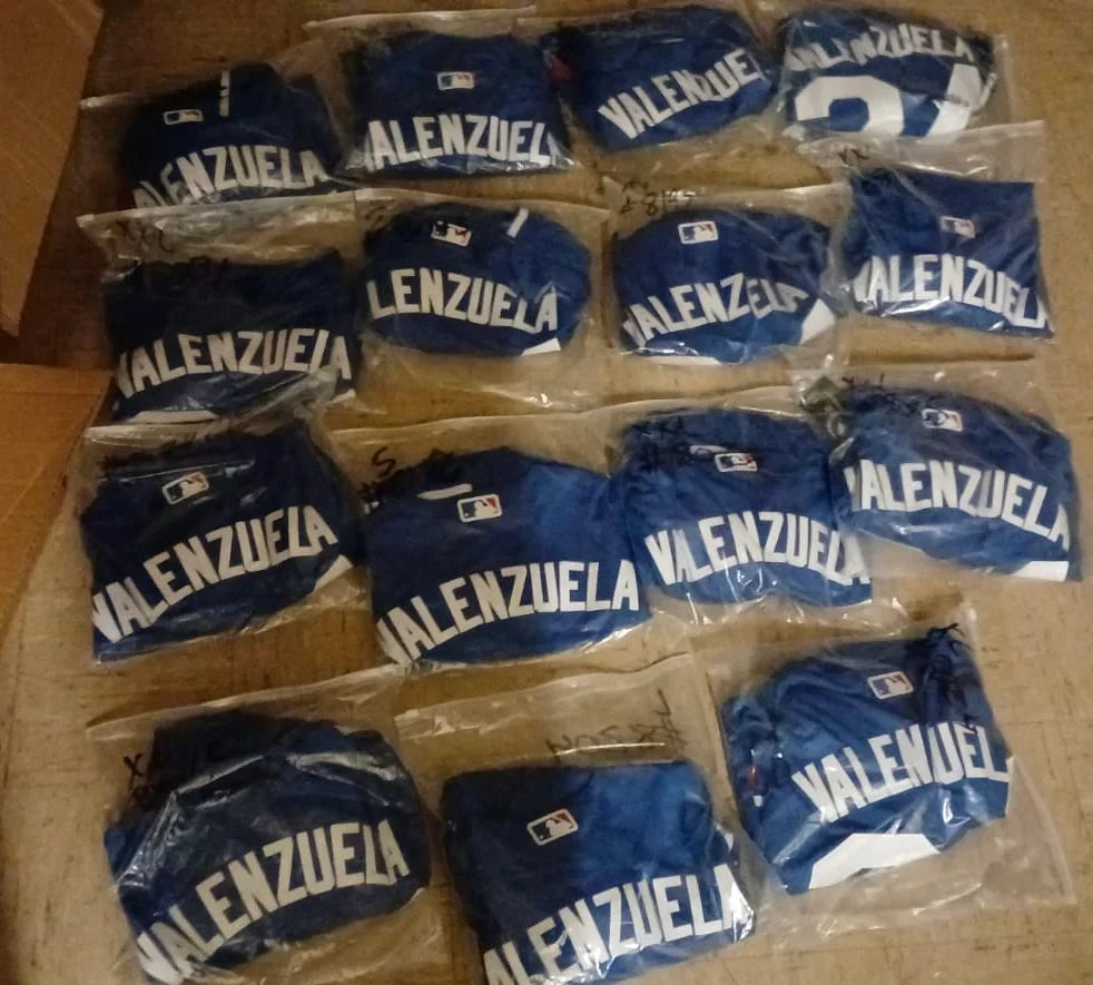 Fernando Valenzuela Los Angeles Dodgers Jersey Nike blue product image 5, provided for visual reference and product detail