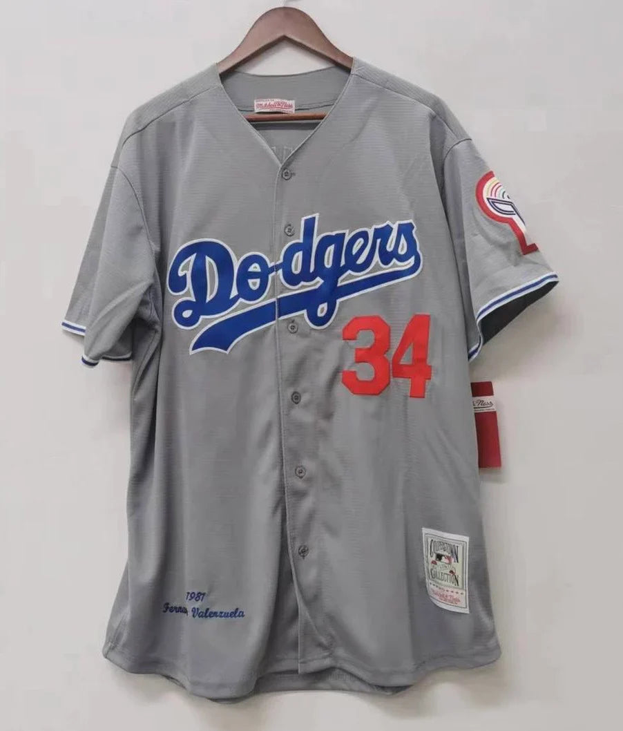 Fernando Valenzuela Los Angeles Dodgers Jersey Mitchell & Ness product image 2, provided for visual reference and product