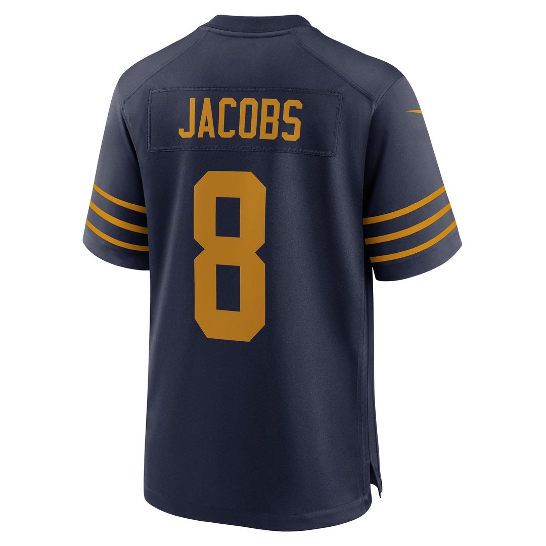 Men's Green Bay Packers Josh Jacobs Nike Navy The 1923 product image 3