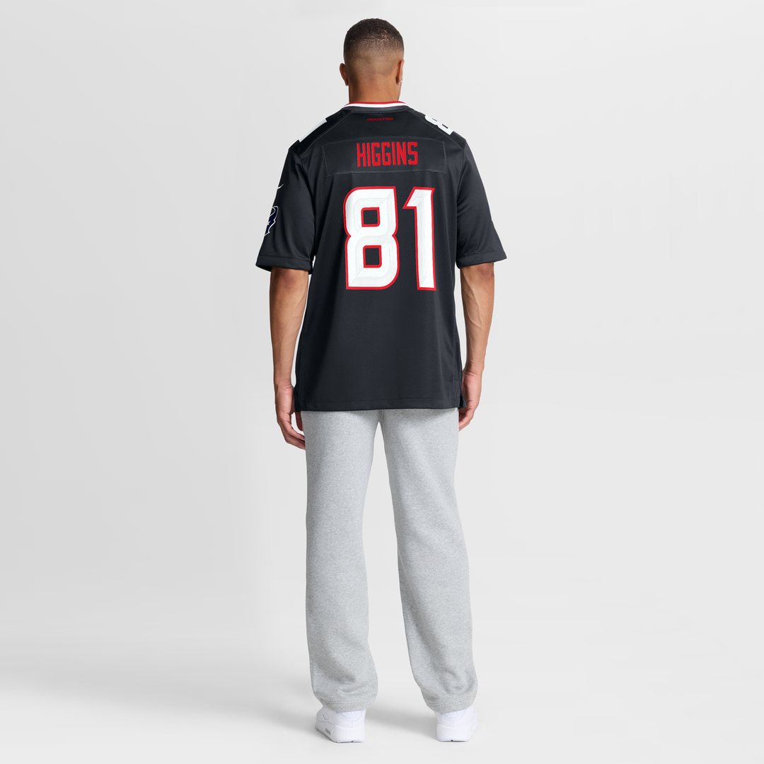 Men's Houston Texans Jayden Higgins Nike Navy Game Jersey product image 7