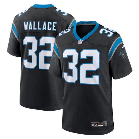 Men's Carolina Panthers Trevin Wallace Nike Black Team Game product image 1
