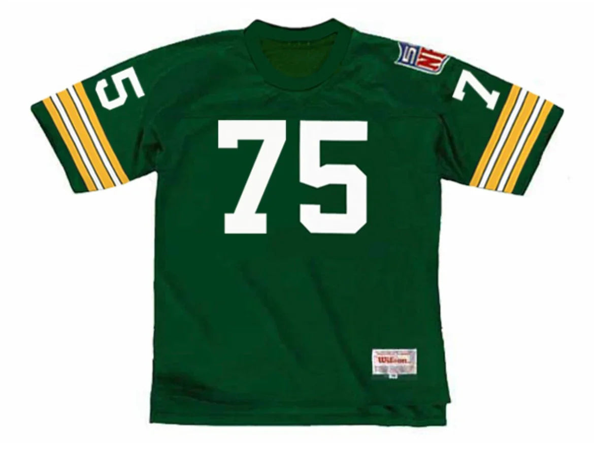 Forrest Gregg 1969 Green Bay Packers NFL Mitchell & Ness Jersey product image 2, provided for visual reference and product