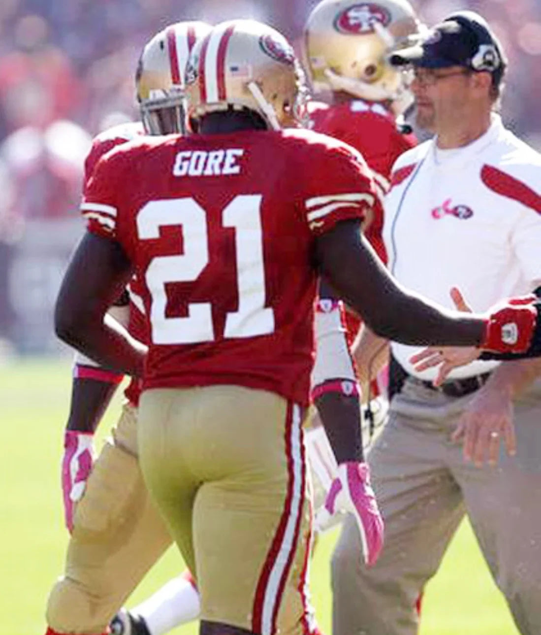 Frank Gore San Francisco 49ers Jersey Mitchell & Ness product image 4, provided for visual reference and product detail