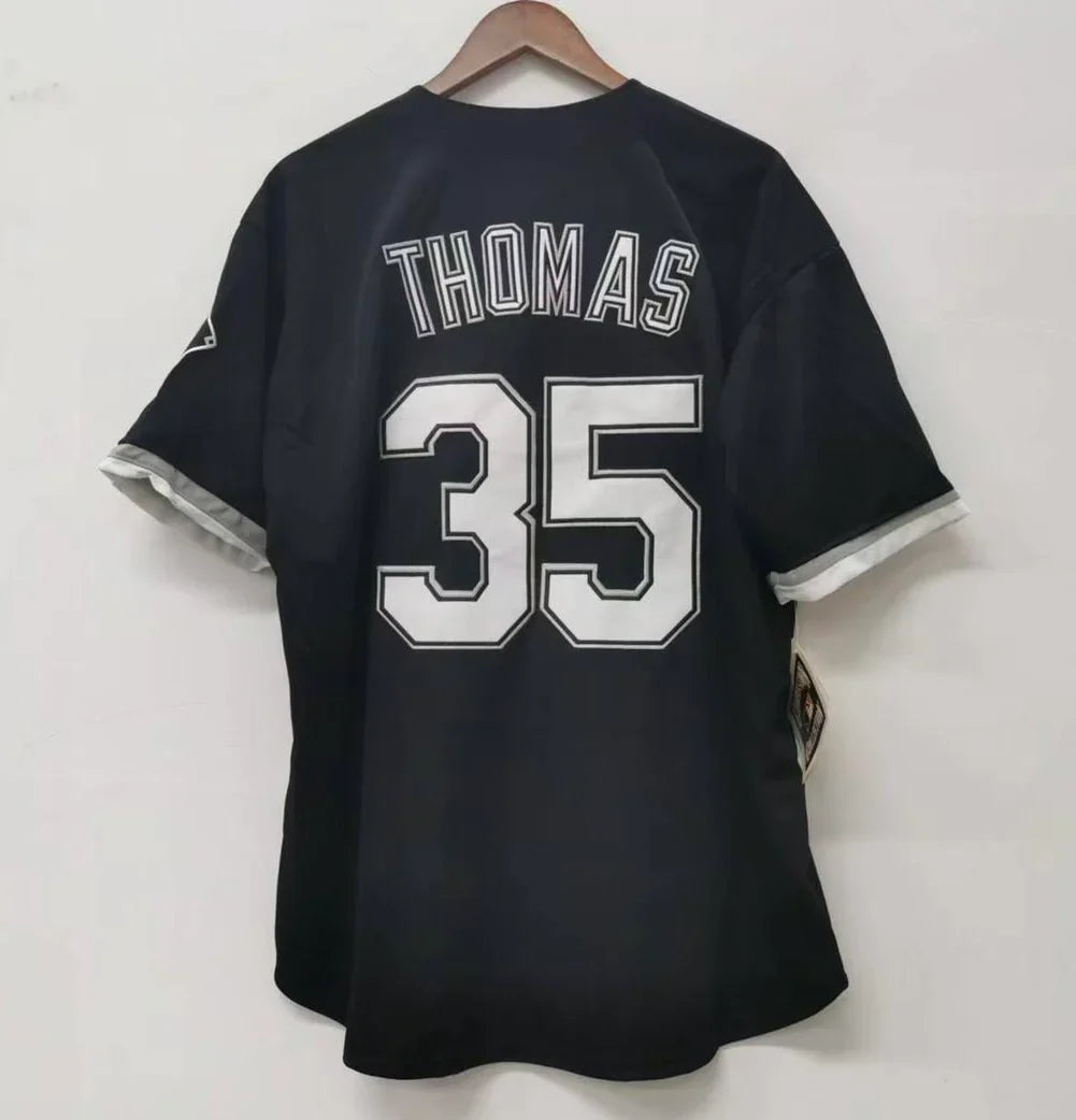 Frank Thomas Chicago White Sox Jersey Nike Black product image 1, provided for visual reference and product detail review