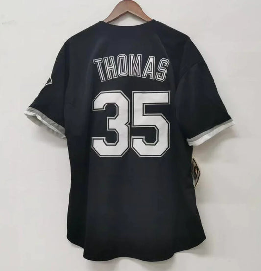 Frank Thomas Chicago White Sox Jersey Nike Black product image 1, provided for visual reference and product detail review