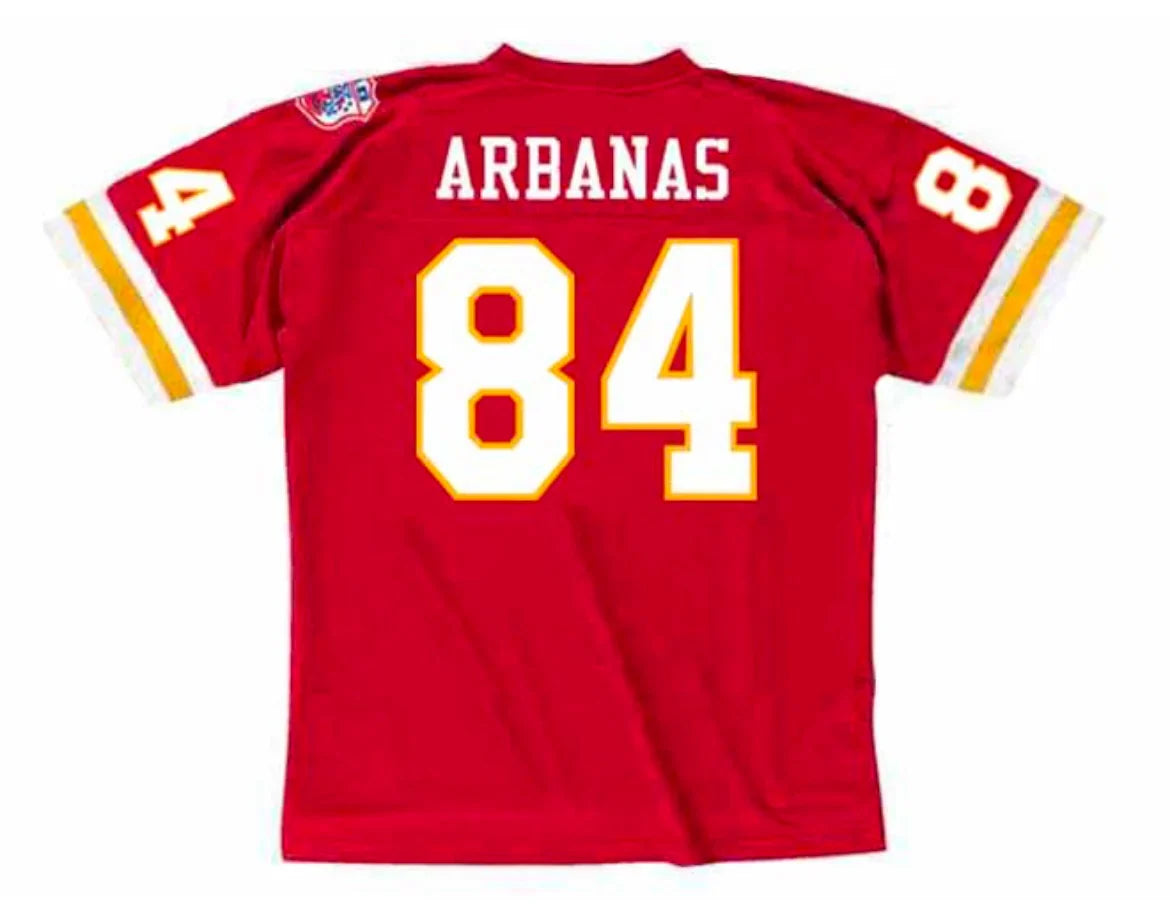 Fred Arbanas 1969 Kansas City Chiefs NFL Mitchell & Ness Jersey product image 1, provided for visual reference and product