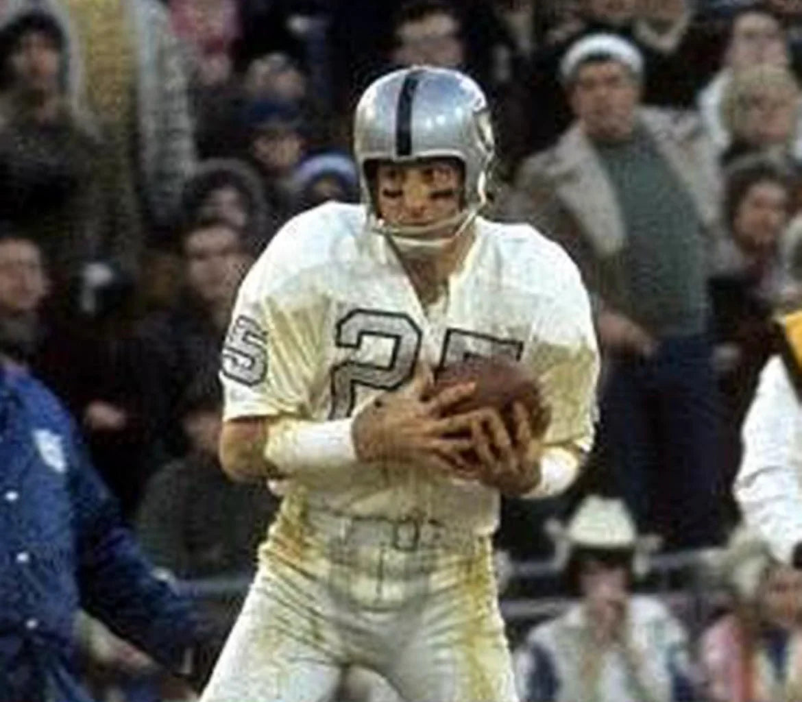 Fred Biletnikoff 1970 Oakland Raiders NFL Mitchell & Ness Jersey White product image 3, provided for visual reference and