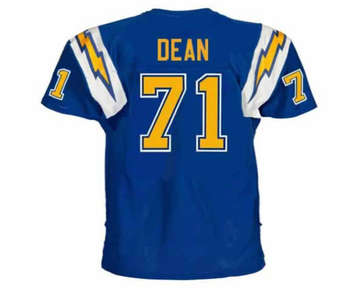 Fred Dean San Diego Chargers NFL Mitchell & Ness Jersey product image 1, provided for visual reference and product detail