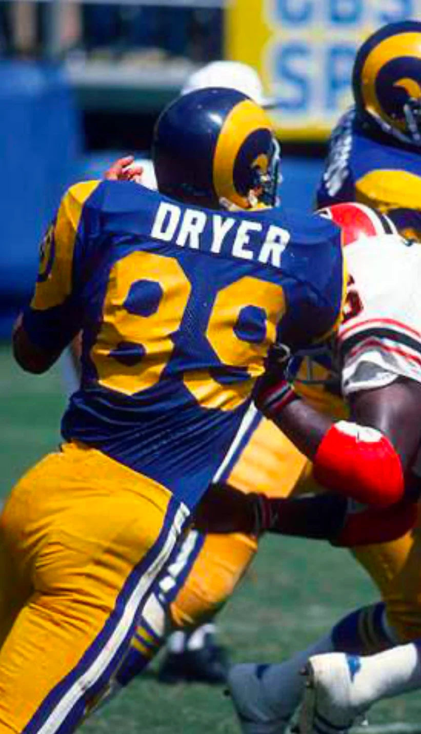 Fred Dryer Los Angeles Rams NFL Mitchell & Ness Jersey product image 3, provided for visual reference and product detail