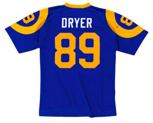 Fred Dryer Los Angeles Rams NFL Mitchell & Ness Jersey product image 1, provided for visual reference and product detail