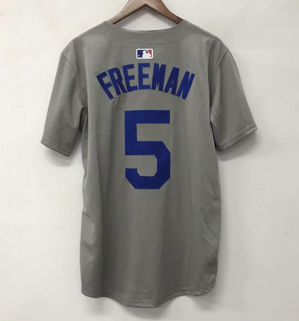 Freddie Freeman Los Angeles Dodgers Official MLB Nike Jersey gray product image 1, provided for visual reference and product
