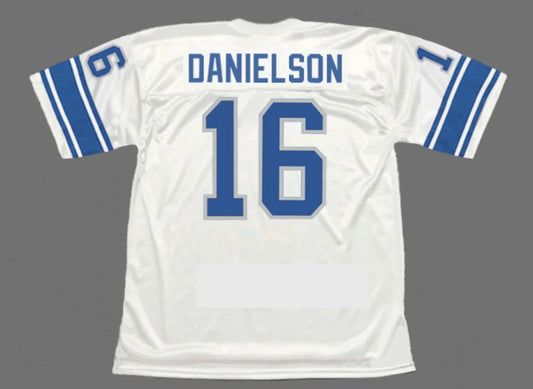 Gary Danielson Detroit Lions NFL Mitchell & Ness Jersey product image 1, provided for visual reference and product detail