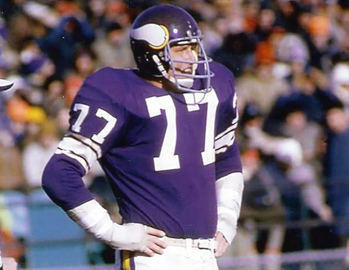 Gary Larsen 1969 Minnesota Vikings NFL Mitchell & Ness Jersey product image 3, provided for visual reference and product