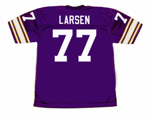 Gary Larsen 1969 Minnesota Vikings NFL Mitchell & Ness Jersey product image 1, provided for visual reference and product
