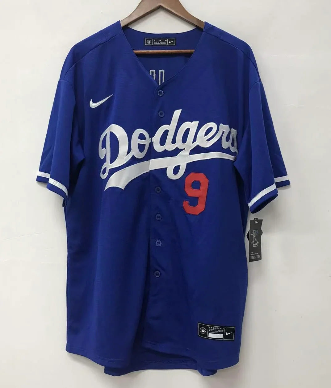 Gavin Lux Los Angeles Dodgers Official MLB Nike jersey blue product image 2, provided for visual reference and product
