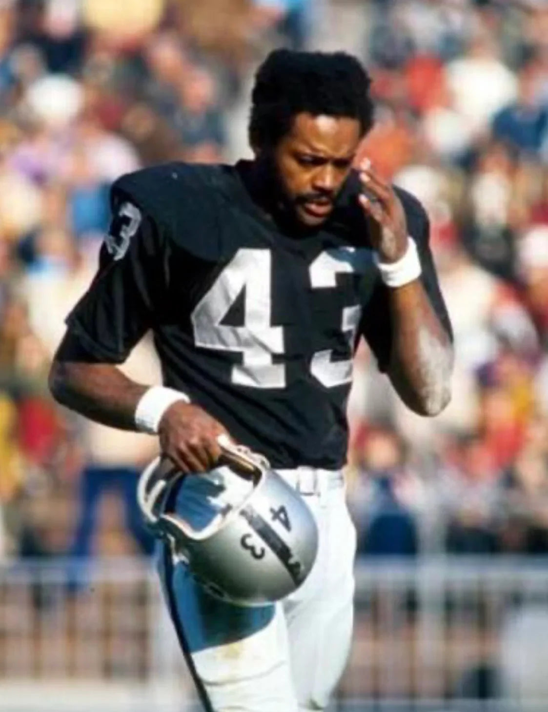 George Atkinson Oakland Raiders Mitchell & Ness Jersey product image 4, provided for visual reference and product detail