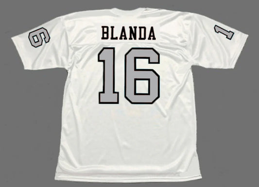 George Blanda 1970 Oakland Las Vegas Raiders Mitchell & Ness Jersey product image 1, provided for visual reference and