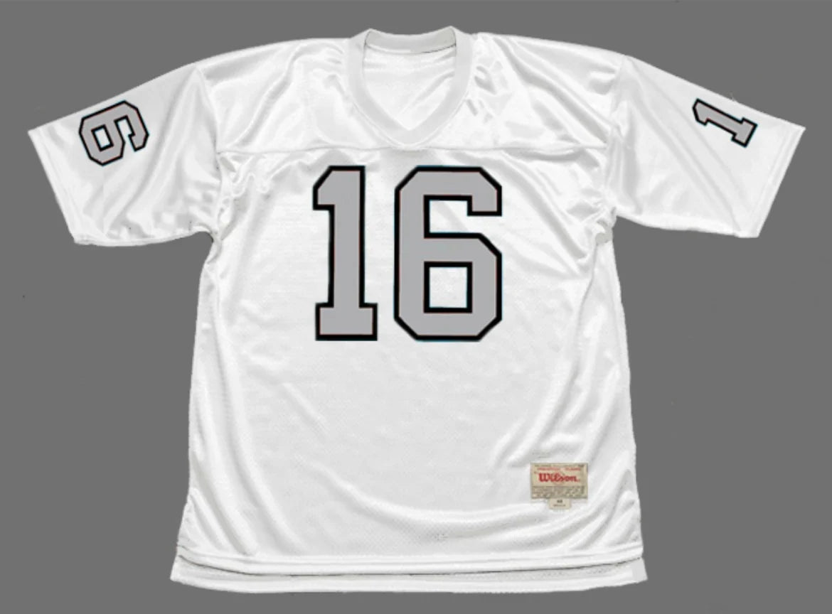 George Blanda 1970 Oakland Las Vegas Raiders Mitchell & Ness Jersey product image 2, provided for visual reference and