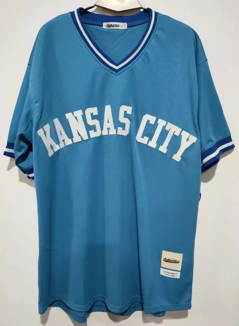George Brett Kansas City Royals Jersey Classic Authentics product image 2, provided for visual reference and product detail