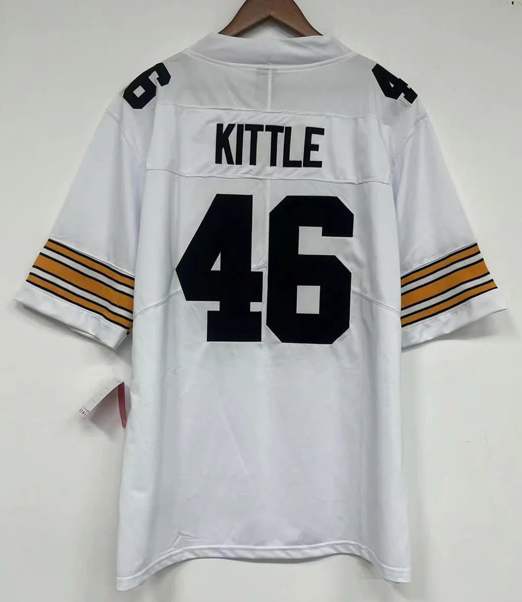 George Kittle Iowa Hawkeyes Jersey white product image 2, provided for visual reference and product detail review