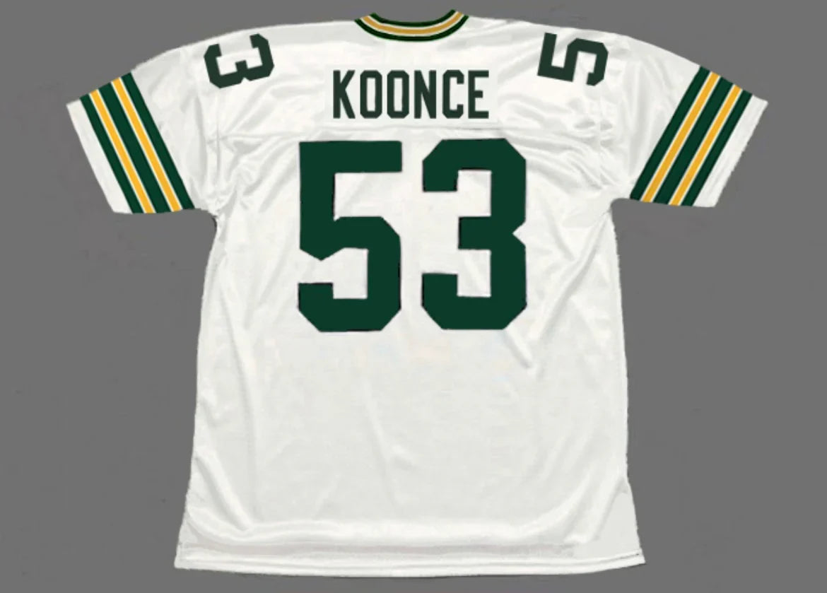 George Koonce Green Bay Packers NFL Mitchell & Ness Jersey product image 1, provided for visual reference and product detail