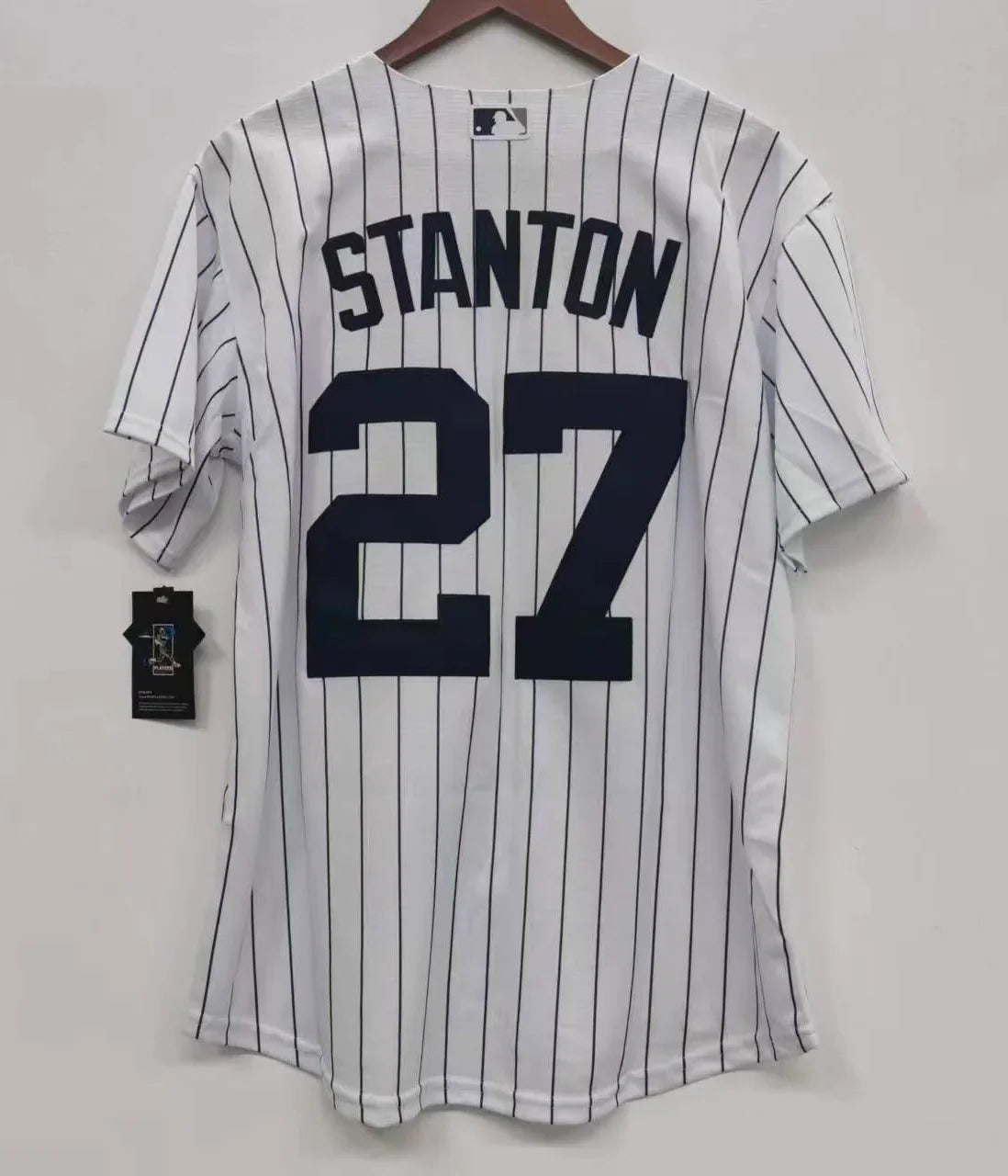 Giancarlo Stanton New York Yankees Jersey white Nike product image 2, provided for visual reference and product detail review