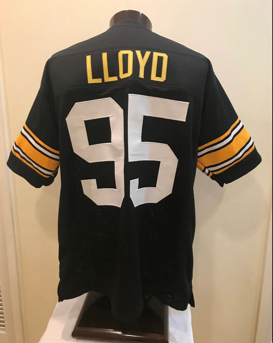 Greg Lloyd Pittsburgh Steelers Classic Authentics Jersey Black product image 1, provided for visual reference and product