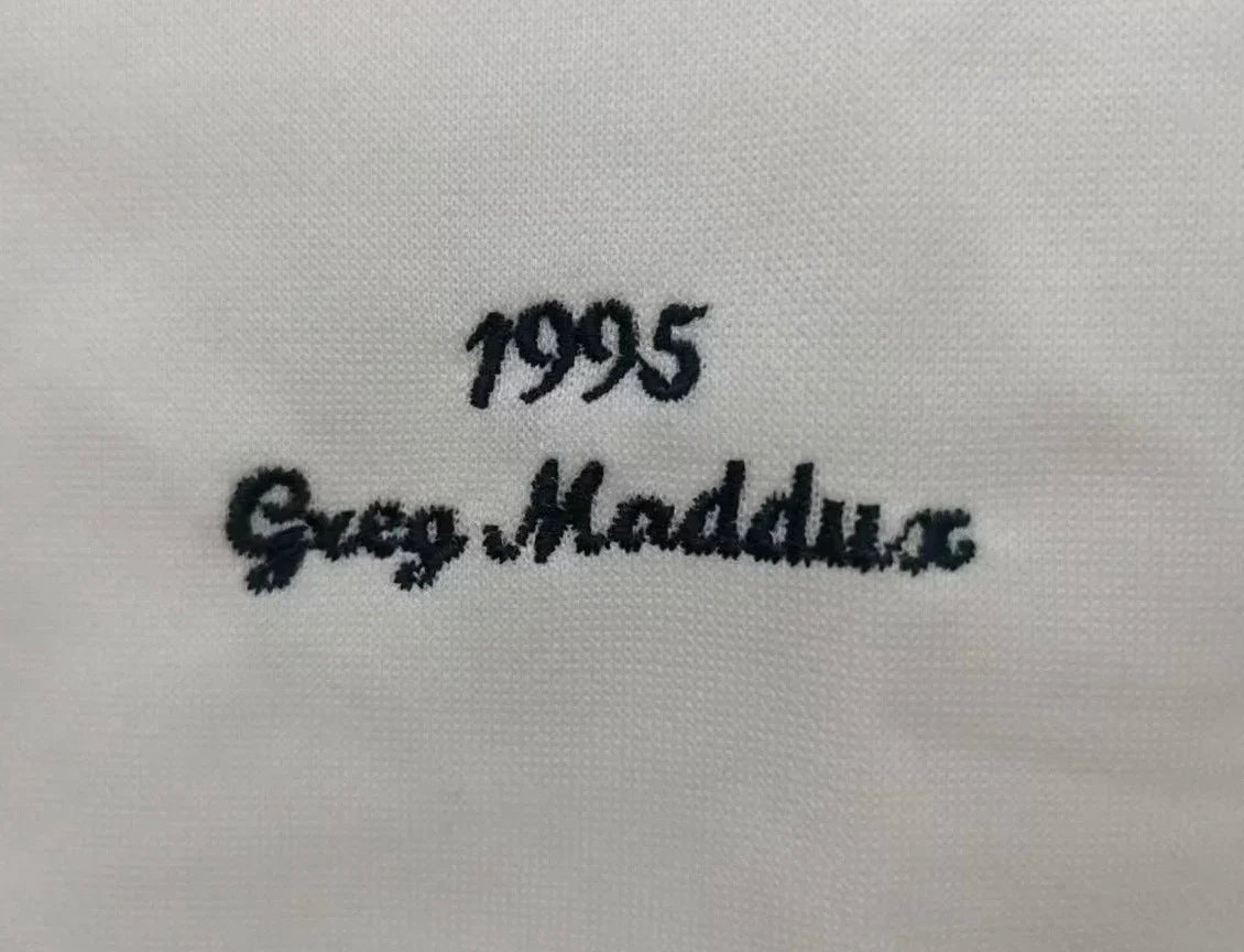 Greg Maddux Atlanta Braves Mitchell & Ness White product image 3, provided for visual reference and product detail review