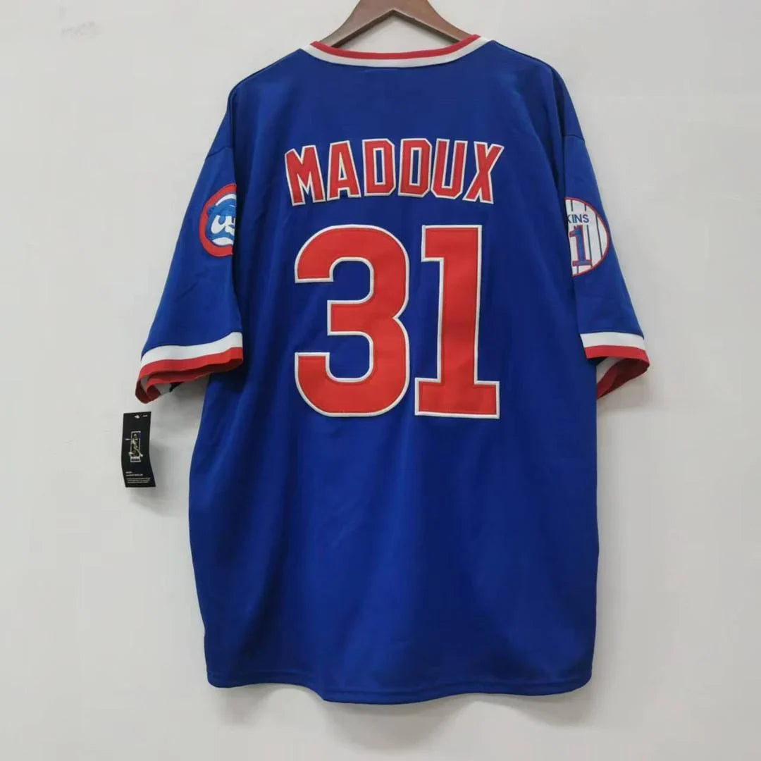 Greg Maddux Chicago Cubs Jersey 300 Wins Cooperstown Collection Mitchell & Ness product image 2, provided for visual