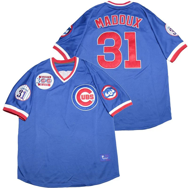 Greg Maddux Chicago Cubs Jersey 300 Wins Cooperstown Collection Mitchell & Ness product image 1, provided for visual