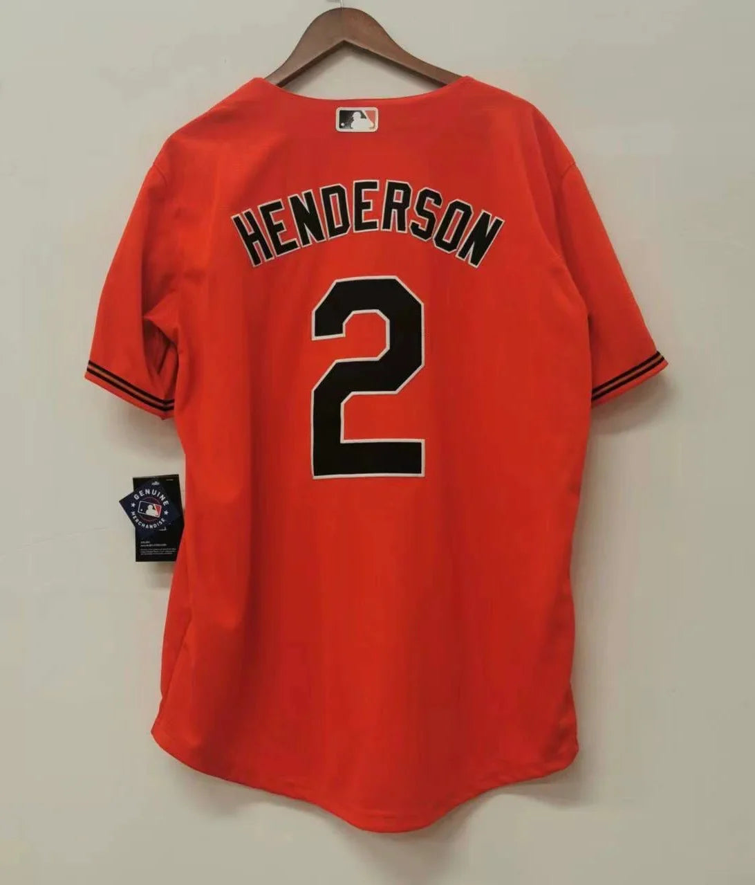 Gunnar Henderson Baltimore Orioles jersey Nike orange product image 2, provided for visual reference and product detail
