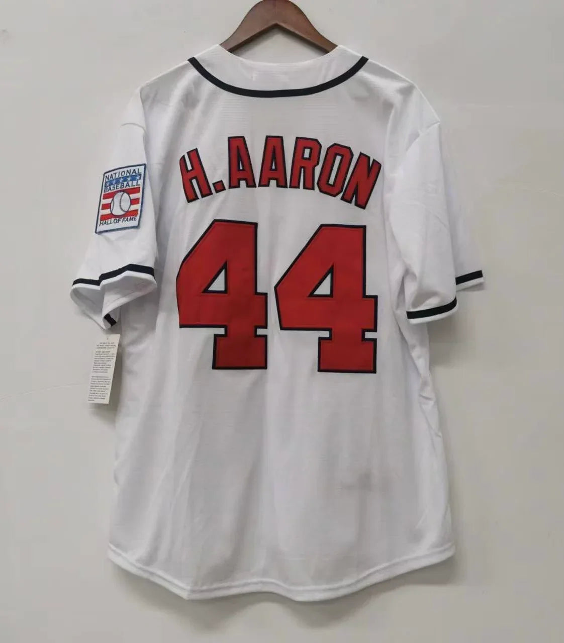 Hank Aaron Atlanta Milwaukee Braves Jersey 1963 Mitchell & Ness product image 2, provided for visual reference and product