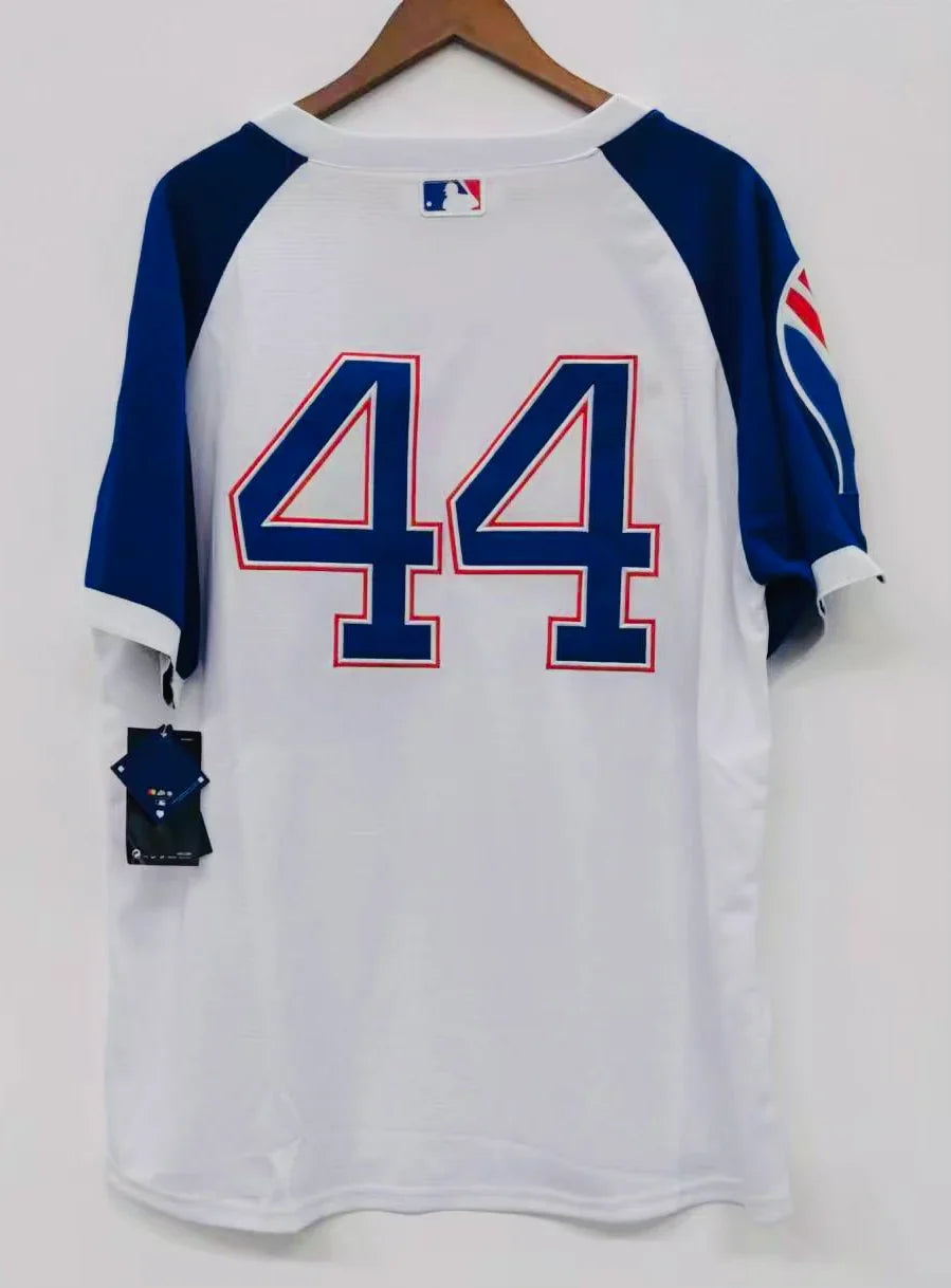 Hank Aaron Atlanta Milwaukee Braves Jersey Nike product image 2, provided for visual reference and product detail review