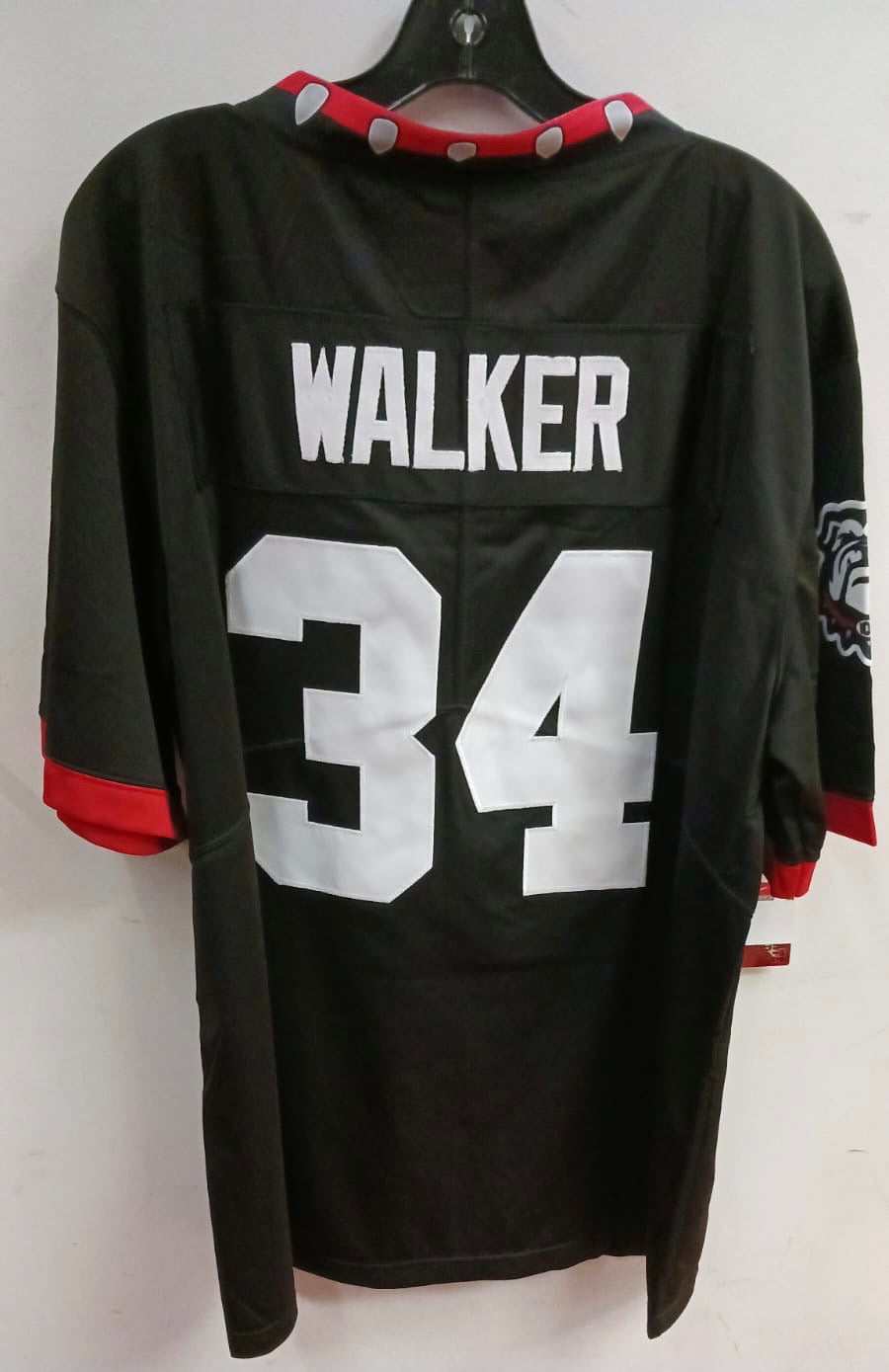 Herschel Walker Georgia Bulldogs jersey black NIKE product image 4, provided for visual reference and product detail review