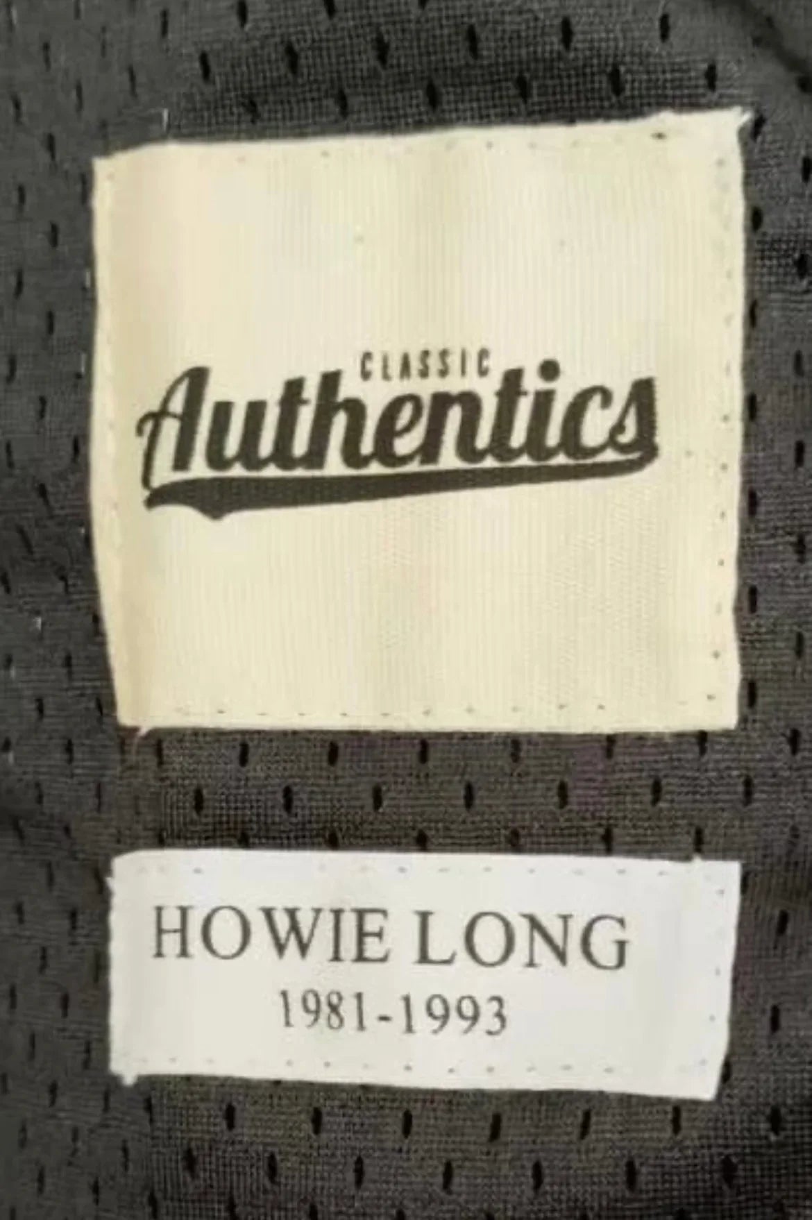 Howie Long Oakland Las Vegas Raiders Classic Authentics Jersey product image 3, provided for visual reference and product