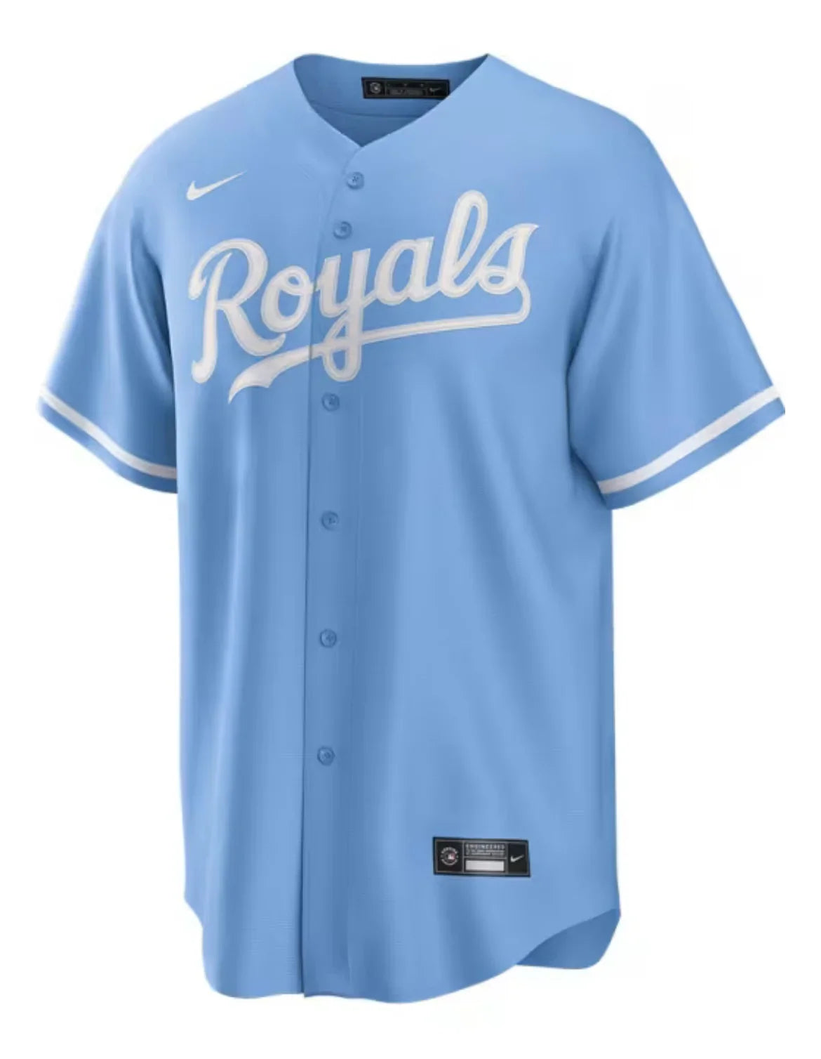 Hunter Dozier Kansas City Royals Jersey Nike blue product image 2, provided for visual reference and product detail review
