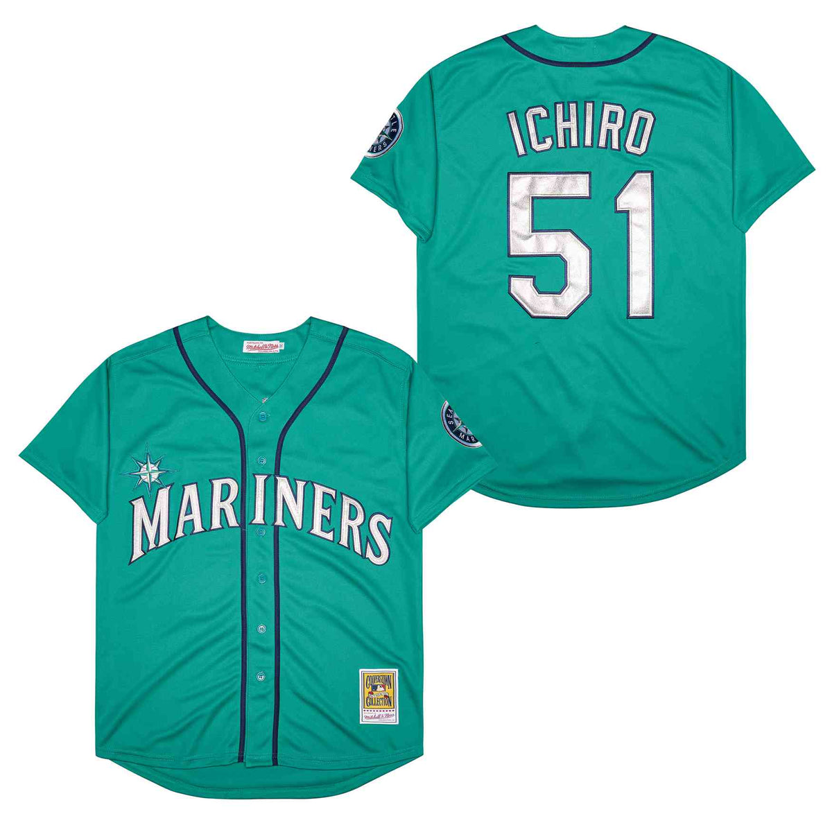 Ichiro Suzuki Seattle Mariners Jersey Mitchell & Ness product image 1, provided for visual reference and product detail