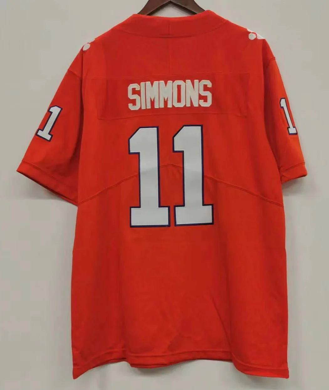 Isaiah Simmons Clemson Tigers Jersey orange NIKE product image 2, provided for visual reference and product detail review