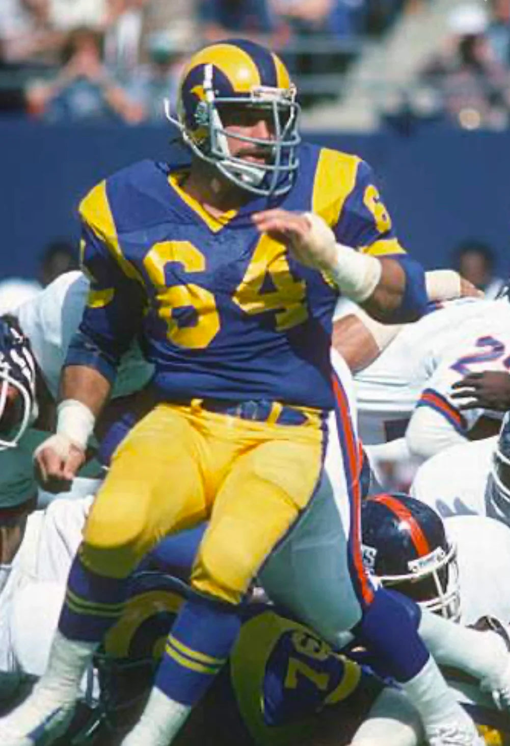 Jack “Hacksaw” Reynolds Los Angeles Rams NFL Mitchell & Ness Jersey product image 3, provided for visual reference and
