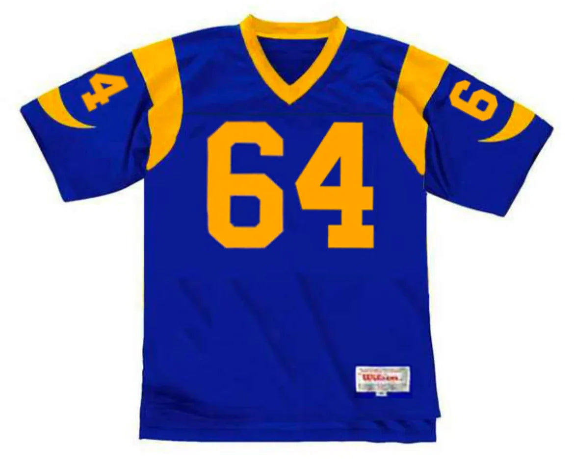 Jack “Hacksaw” Reynolds Los Angeles Rams NFL Mitchell & Ness Jersey product image 2, provided for visual reference and