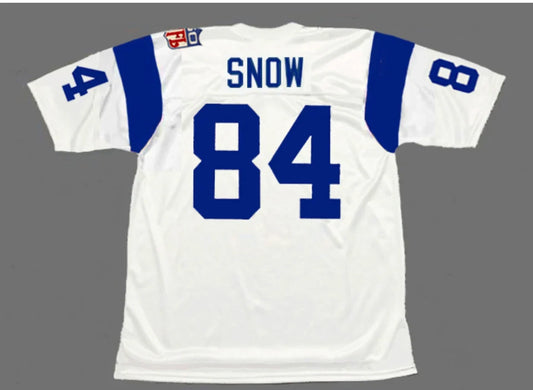 Jack Snow 1969 Los Angeles Rams NFL Mitchell & Ness Jersey product image 1, provided for visual reference and product detail