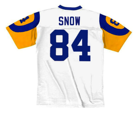 Jack Snow Los Angeles Rams NFL Mitchell & Ness Jersey White product image 1, provided for visual reference and product