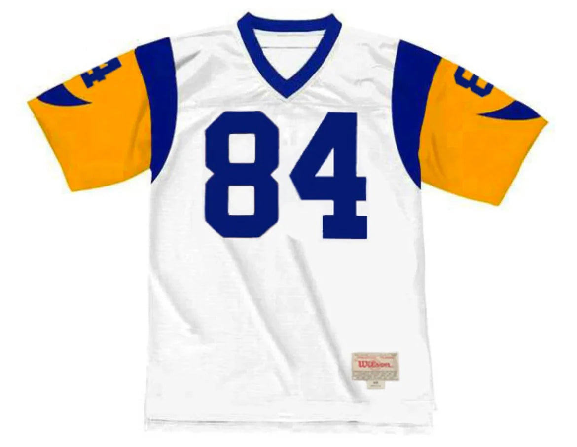 Jack Snow Los Angeles Rams NFL Mitchell & Ness Jersey White product image 2, provided for visual reference and product