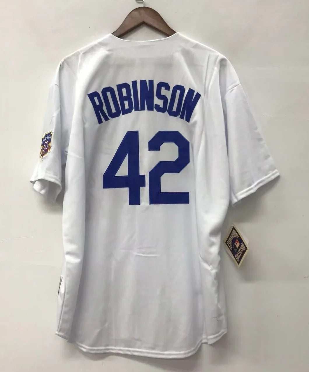 Jackie Robinson Brooklyn Dodgers Jersey Mitchell & Ness product image 3, provided for visual reference and product detail