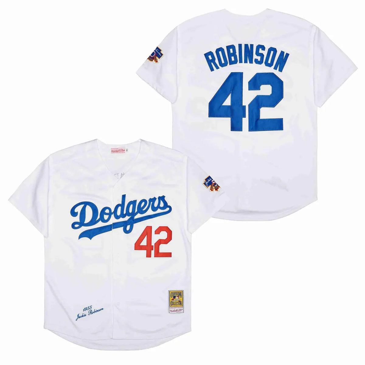Jackie Robinson Brooklyn Dodgers Jersey Mitchell & Ness product image 1, provided for visual reference and product detail